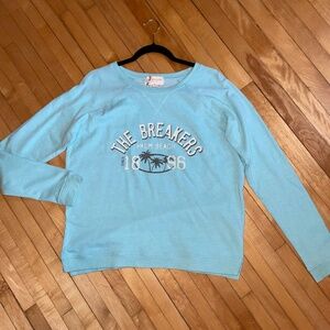 The Breakers Resort Vintage Y2K Retro Palm Beach FL Travel Graphic Sweatshirt